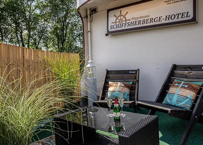 Schiffsherberge Poeppelmann Hotel na wodzie